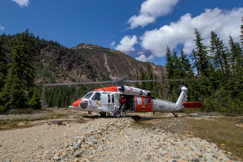 Station Search and Rescue Whidbey Island conducts a routine training flight