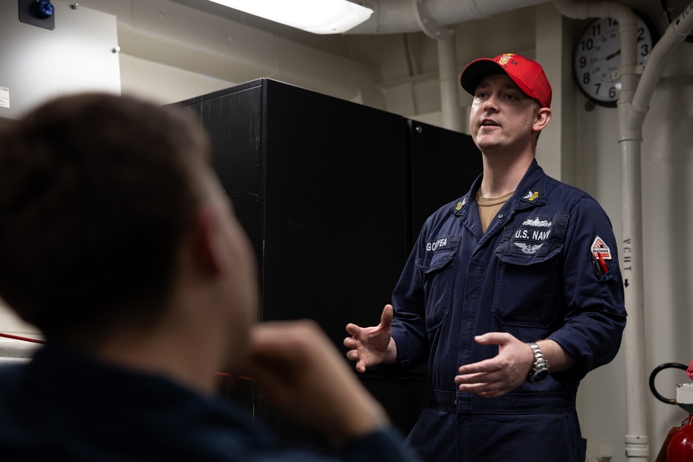 Curtis Wilbur Conduct Flying Squad Drill