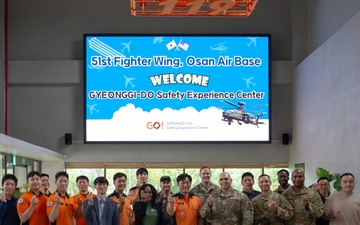 51 FW emergency services Airmen tour safety center