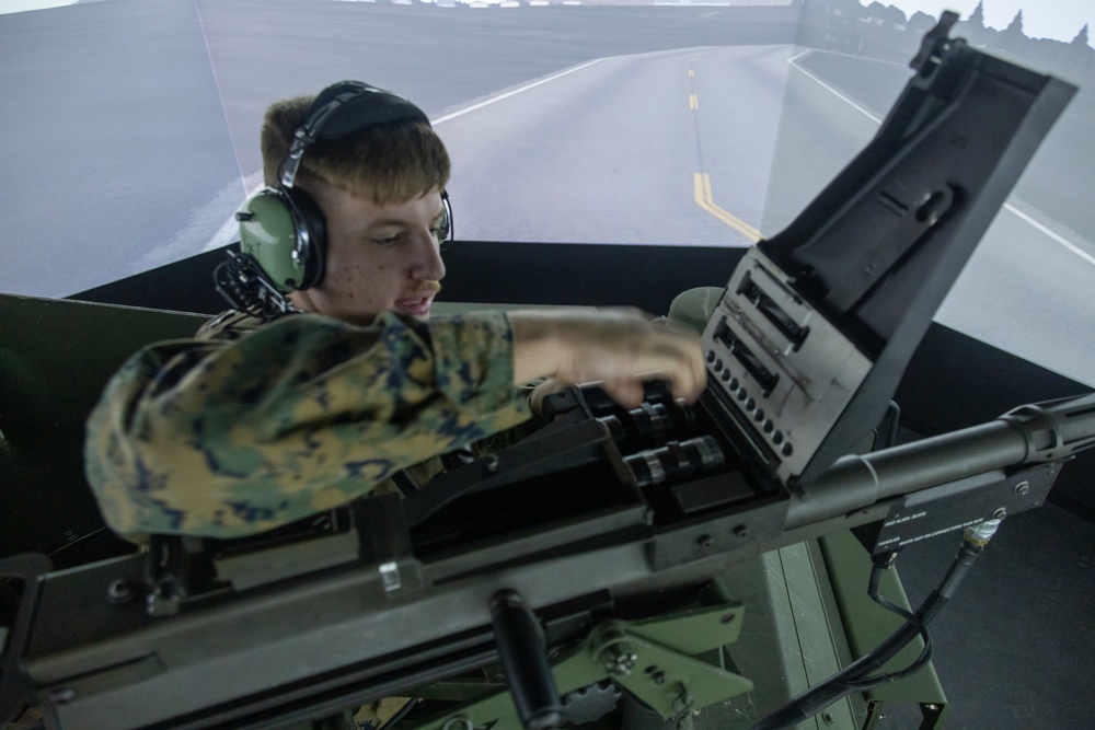 3rd Maintenance Battalion Conducts Convoy Simulator Training