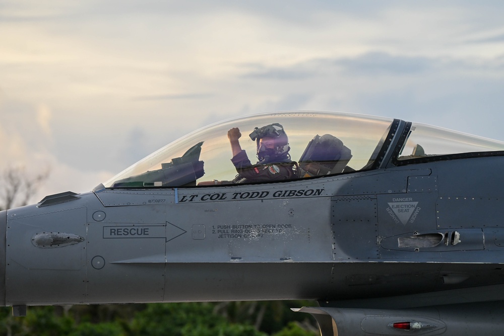 D.C. Air National Guard F-16s arrive in Guam for REFORPAC