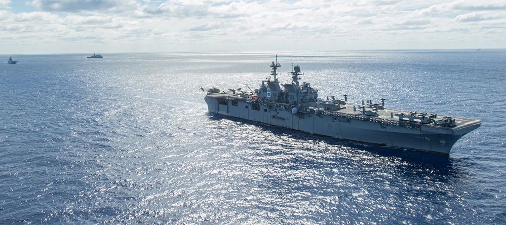 America Strike Group Conducts Formation Sail During Talisman Sabre 25