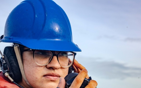 USS Ralph Johnson (DDG 114) Conducts an Underway Replenishment with USNS Amelia Earhart (T-AKE 6)