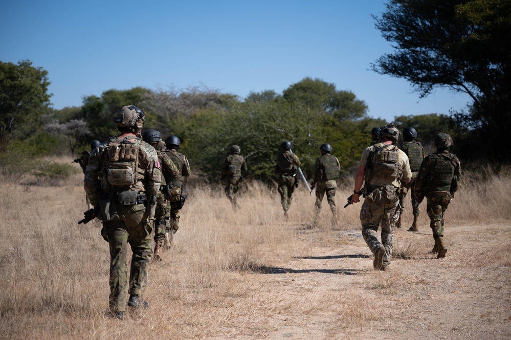 Strengthening Regional Security: U.S. and Botswana Forces Unite in Joint Combined Exchange Training