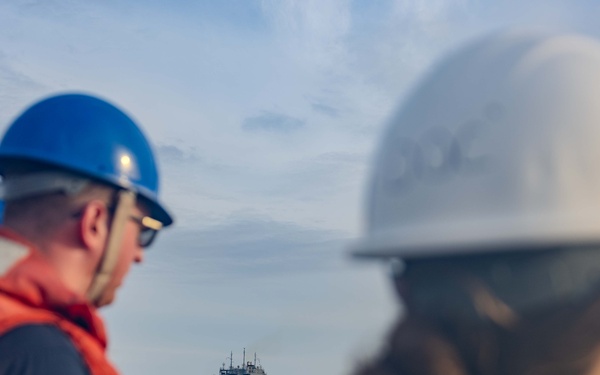 USS Ralph Johnson (DDG 114) Conducts an Underway Replenishment with USNS Amelia Earhart (T-AKE 6)