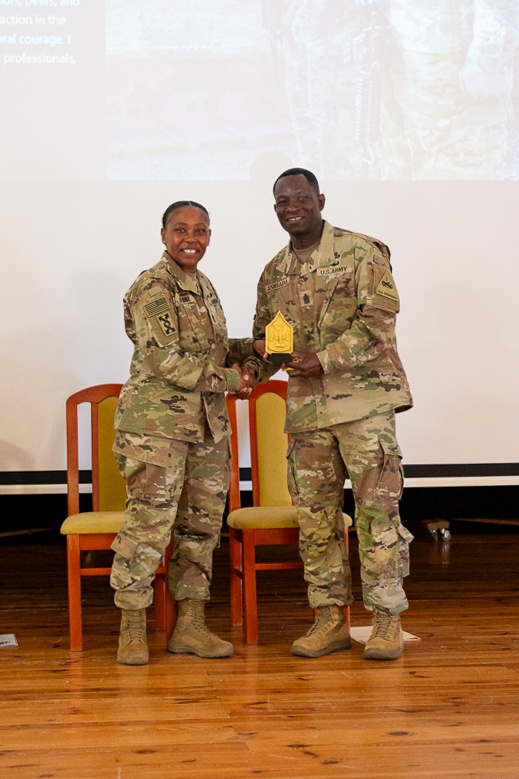 Task Force Liberty Inducts New Leaders into NCO Corps