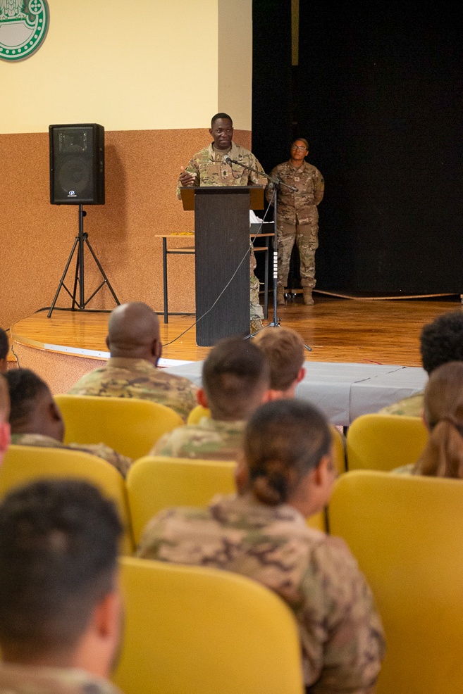 Task Force Liberty Inducts New Leaders into NCO Corps