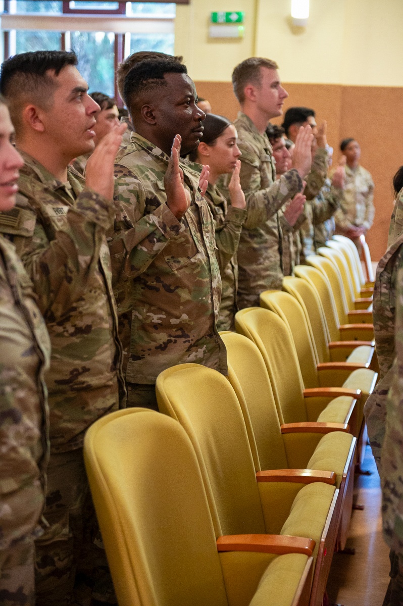 Task Force Liberty Inducts New Leaders into NCO Corps