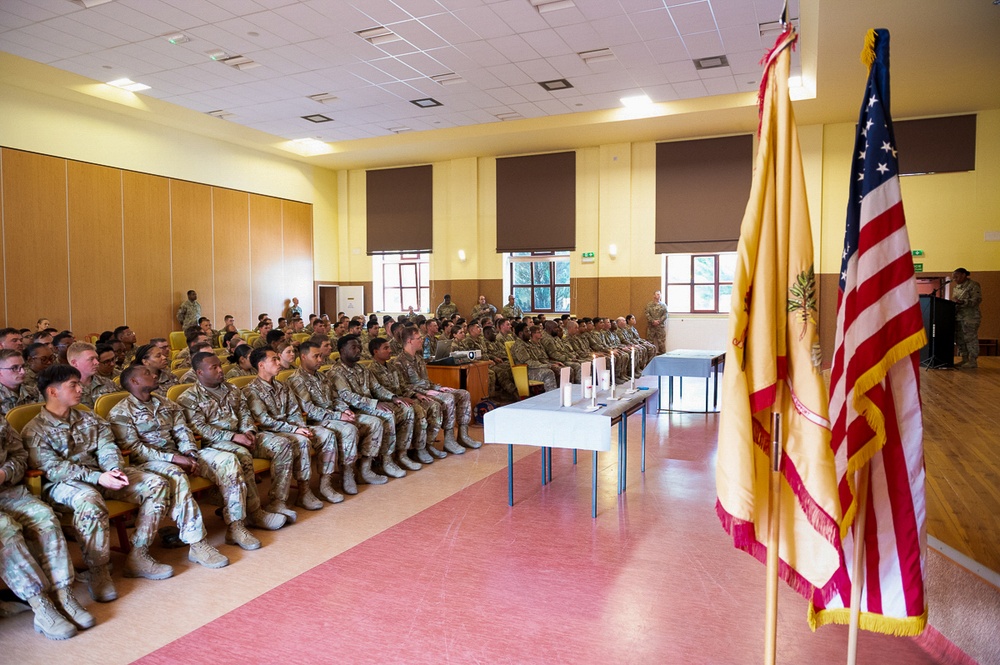 Task Force Liberty Inducts New Leaders into NCO Corps