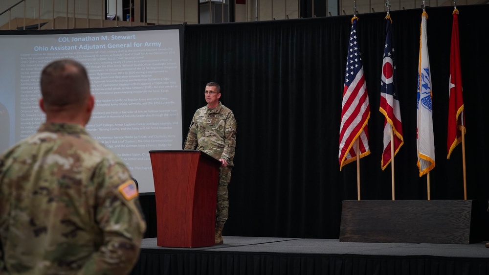 Stewart assumes command of Ohio Army National Guard