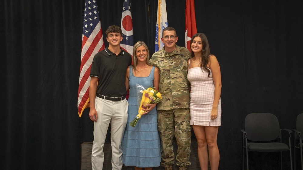 Stewart assumes command of Ohio Army National Guard