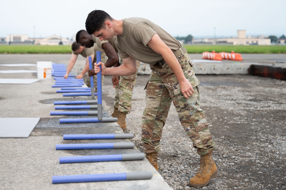 102nd Civil Engineering Squadron performs Deployment for Training in Japan