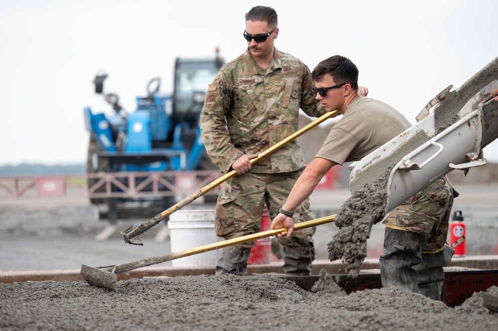 102nd Civil Engineering Squadron performs Deployment for Training in Japan