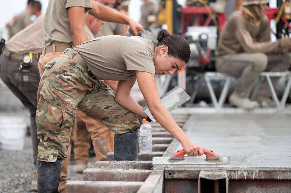 102nd Civil Engineering Squadron performs Deployment for Training in Japan