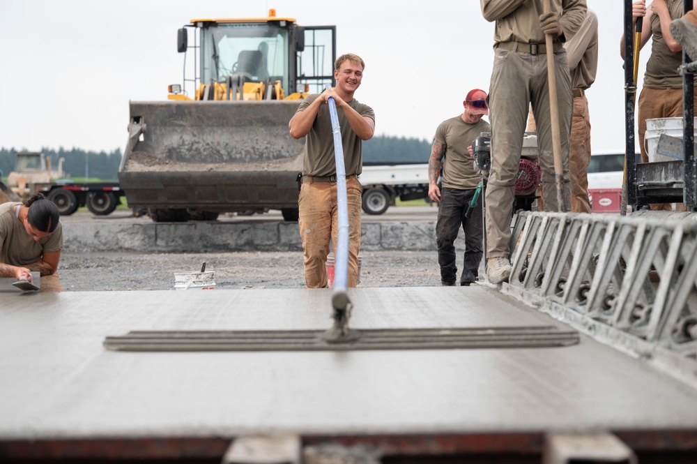 102nd Civil Engineering Squadron performs Deployment for Training in Japan