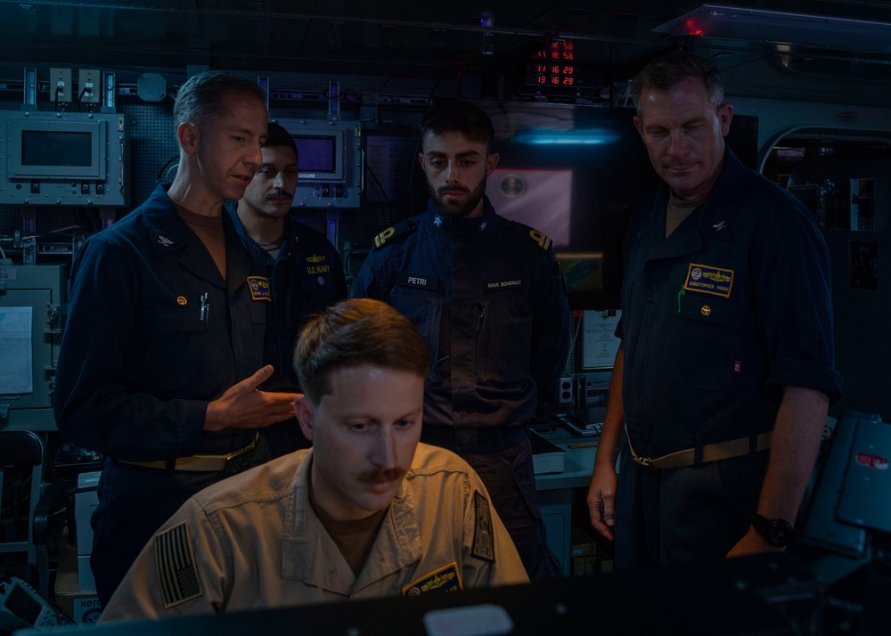 Italian Navy Liaison Officer Integrates with DESRON 2 Staff