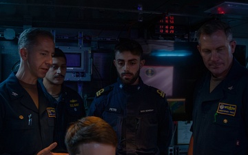 Italian Navy Liaison Officer Integrates with DESRON 2 Staff