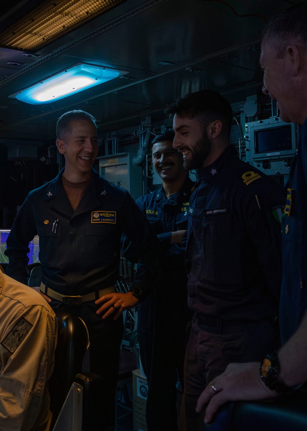 Italian Navy Liaison Officer Integrates with DESRON 2 Staff