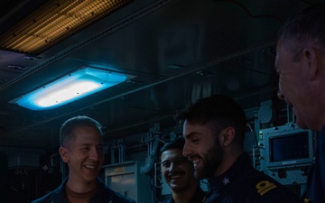 Italian Navy Liaison Officer Integrates with DESRON 2 Staff