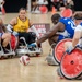Air Force Warrior Games Athletes compete in wheelchair rugby