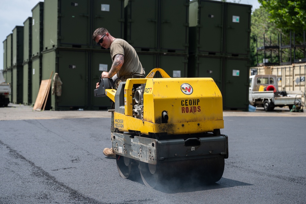 102nd Civil Engineering Squadron performs Deployment for Training in Japan