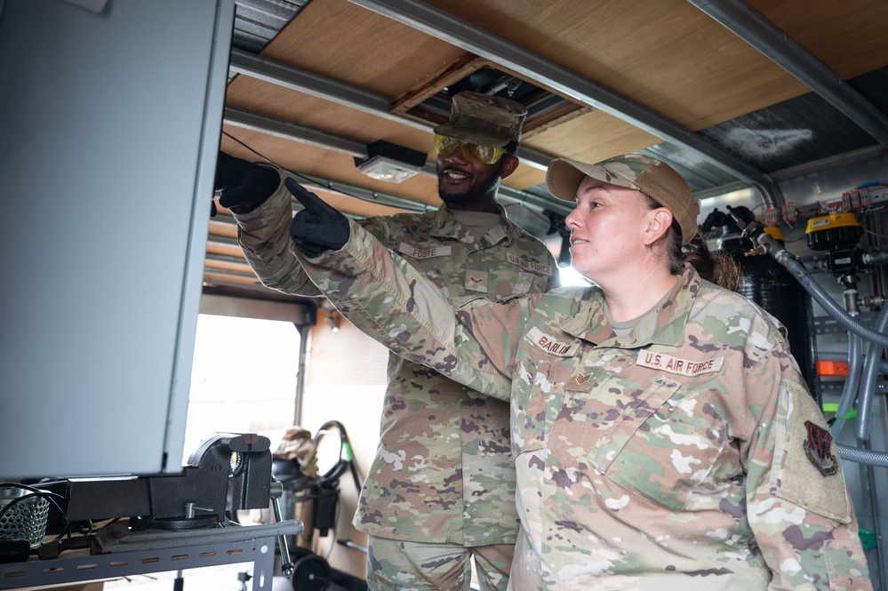 102nd Civil Engineering Squadron performs Deployment for Training in Japan