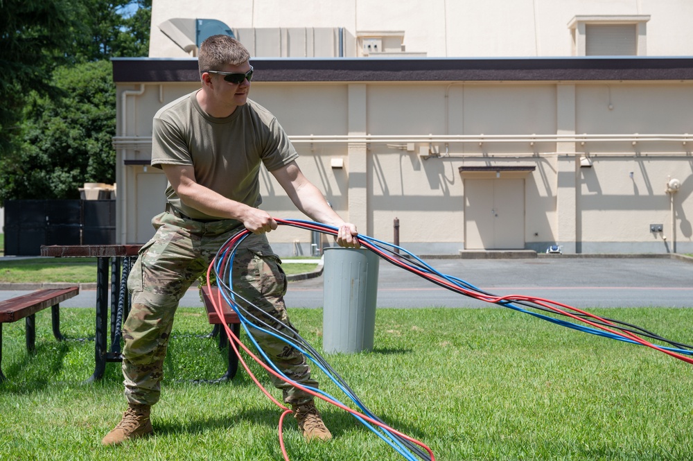 102nd Civil Engineering Squadron performs Deployment for Training in Japan