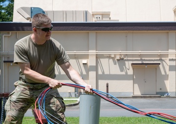 102nd Civil Engineering Squadron performs Deployment for Training in Japan
