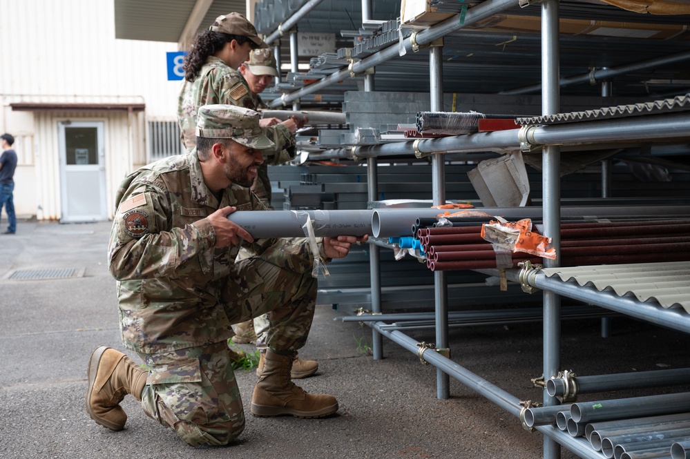 102nd Civil Engineering Squadron performs Deployment for Training in Japan