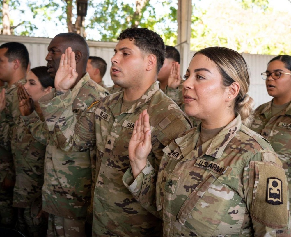 The 92nd Military Police Brigade Inducts 38 New NCOs