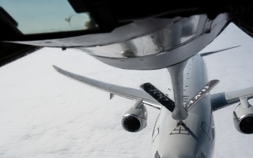 100th ARW refuels P-8 Poseidon