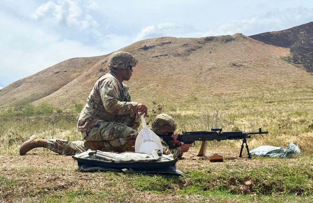 The 124th Military Police Battalion Sharpens Skills with M240B Training
