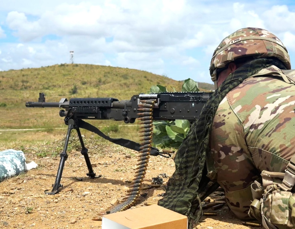 The 124th Military Police Battalion Sharpens Skills with M240B Training