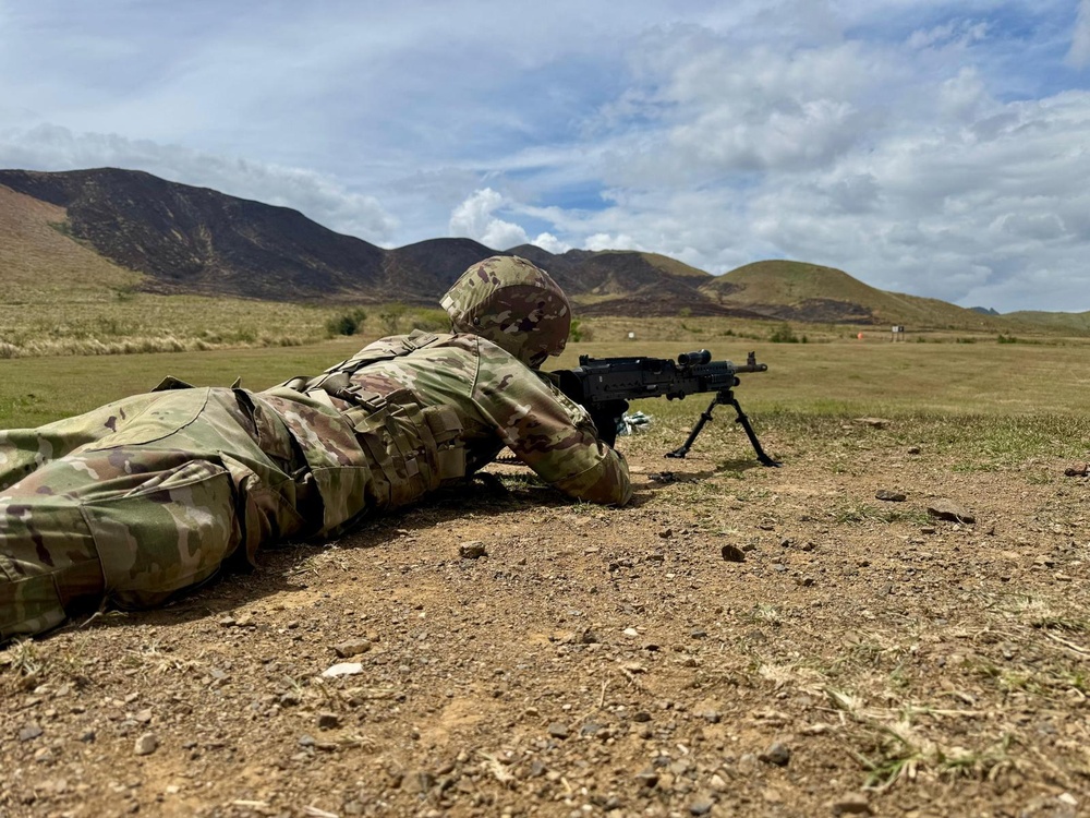 The 124th Military Police Battalion Sharpens Skills with M240B Training