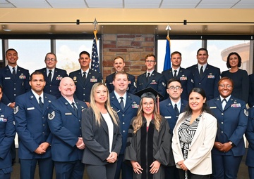 Holloman AFB hosts CCAF &amp; UMGC Graduation Ceremony 2025
