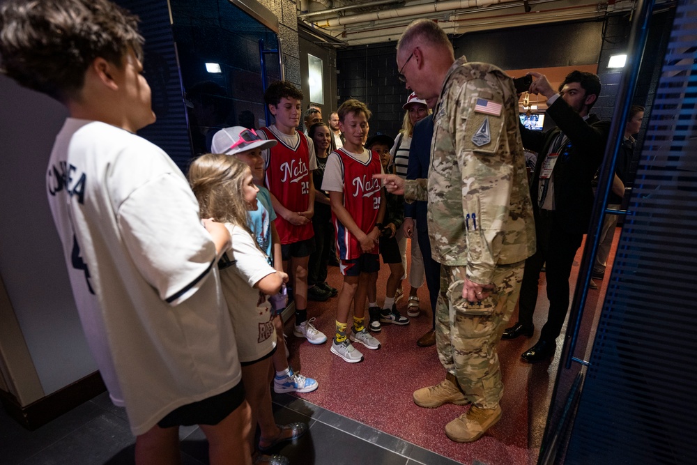 SD and Family Attend Space Force Military Appreciation Day at Nationals Park