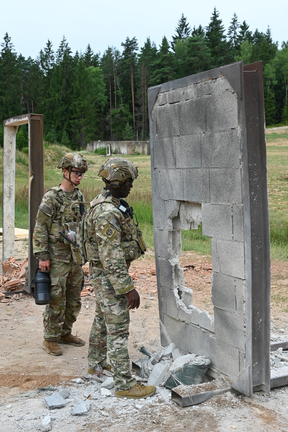 173rd Airborne Brigade Demolition Training