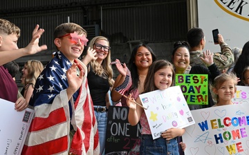 Homecoming: Deployed Sabers return to Spangdahlem AB