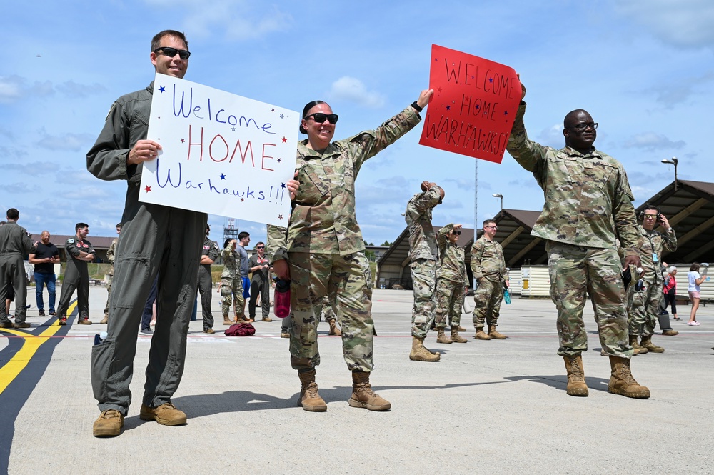 Homecoming: Deployed Sabers return to Spangdahlem AB