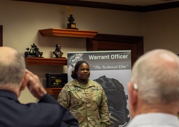 107th WO Birthday Cake Cutting
