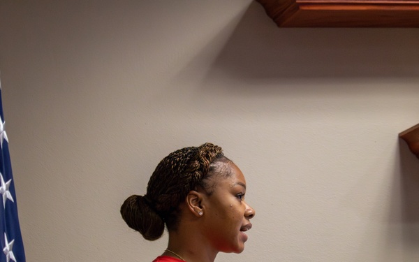 107th WO Birthday Cake Cutting