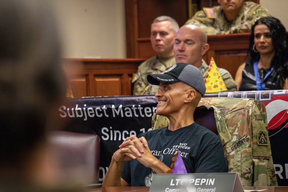 107th WO Birthday Cake Cutting