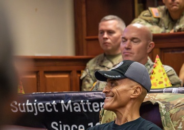 107th WO Birthday Cake Cutting