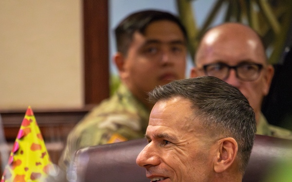 107th WO Birthday Cake Cutting