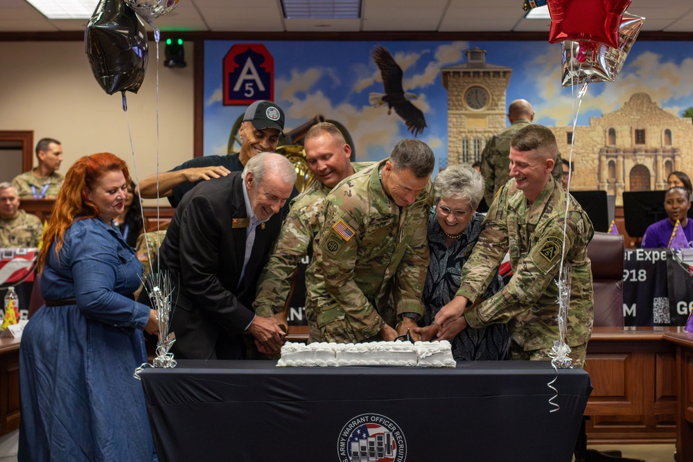 107th WO Birthday Cake Cutting