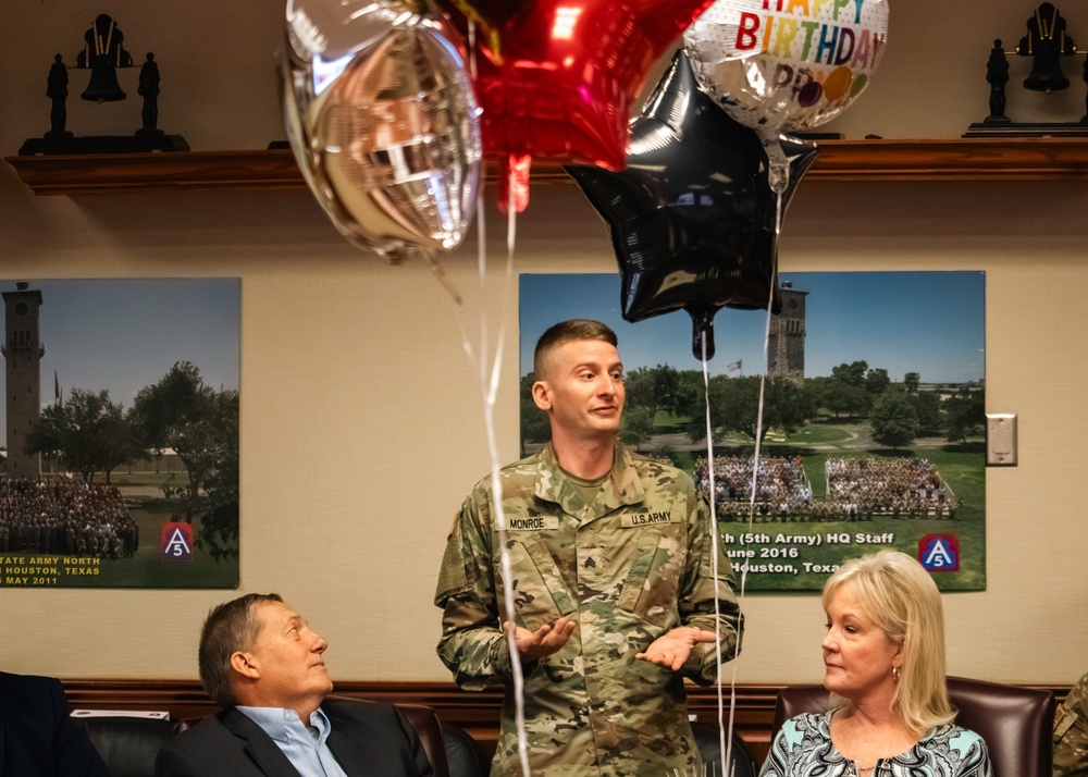 107th WO Birthday Cake Cutting