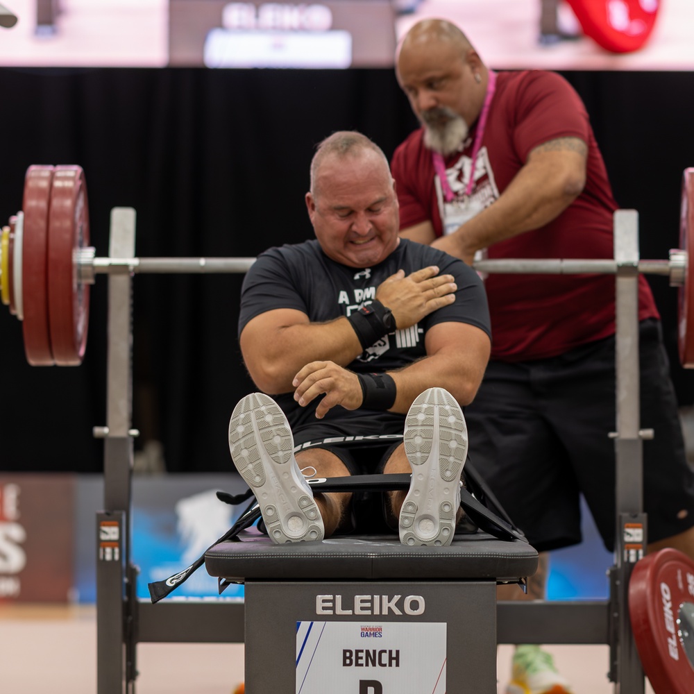 DoD Warrior Games Powerlifting Event