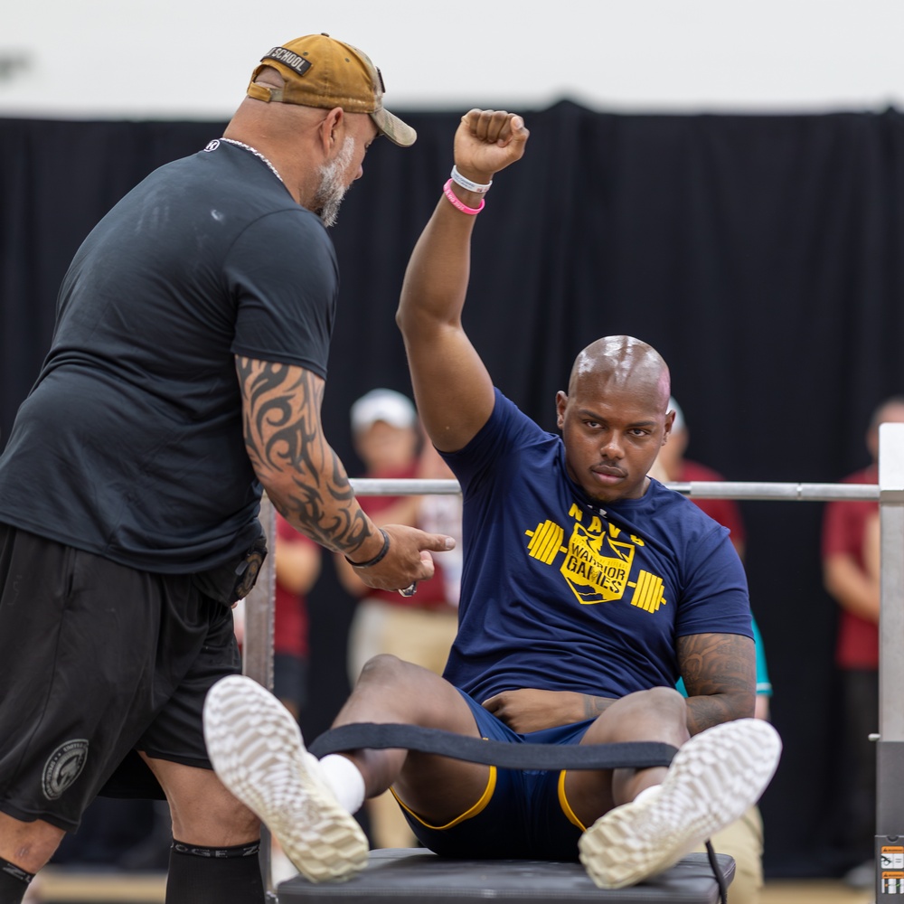 DoD Warrior Games Powerlifting Event