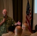 Vice Adm. Scott Gray, CNIC, speaks to senior enlisted leaders