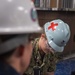 Reagan Sailors Work Together on a Mass Casualty Drill
